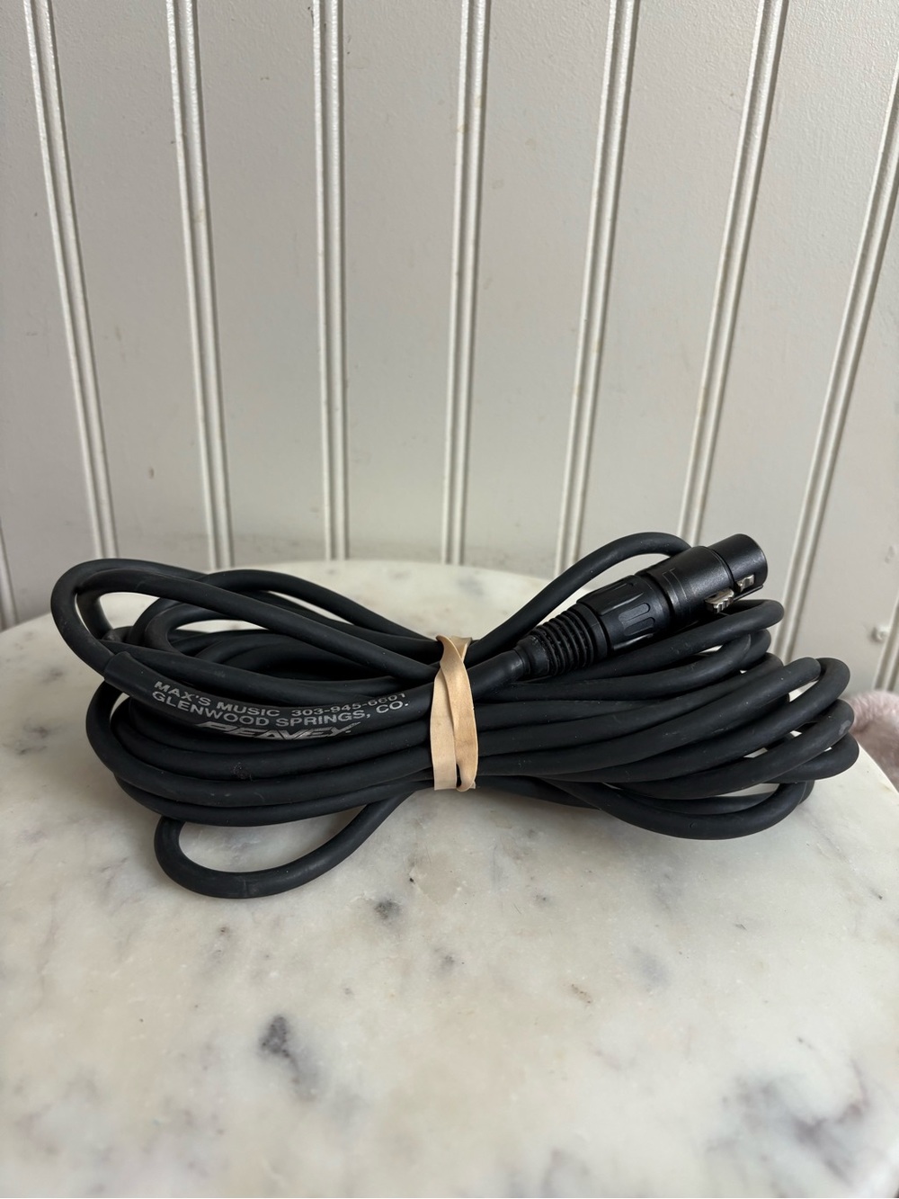 Peavey Black 20ft Microphone Cord/Cable 1/4” TS Male to XLR Female Musician #1